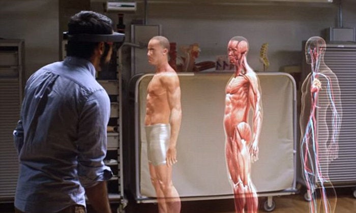 Case Western Reserve University anatomy holograms mixed reality