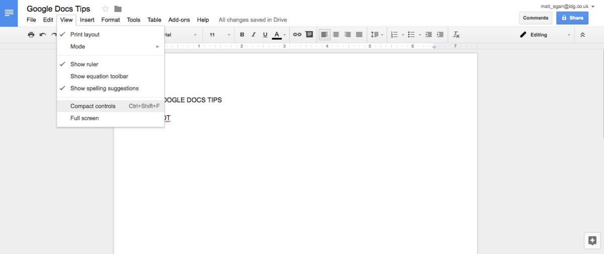 the village google docs