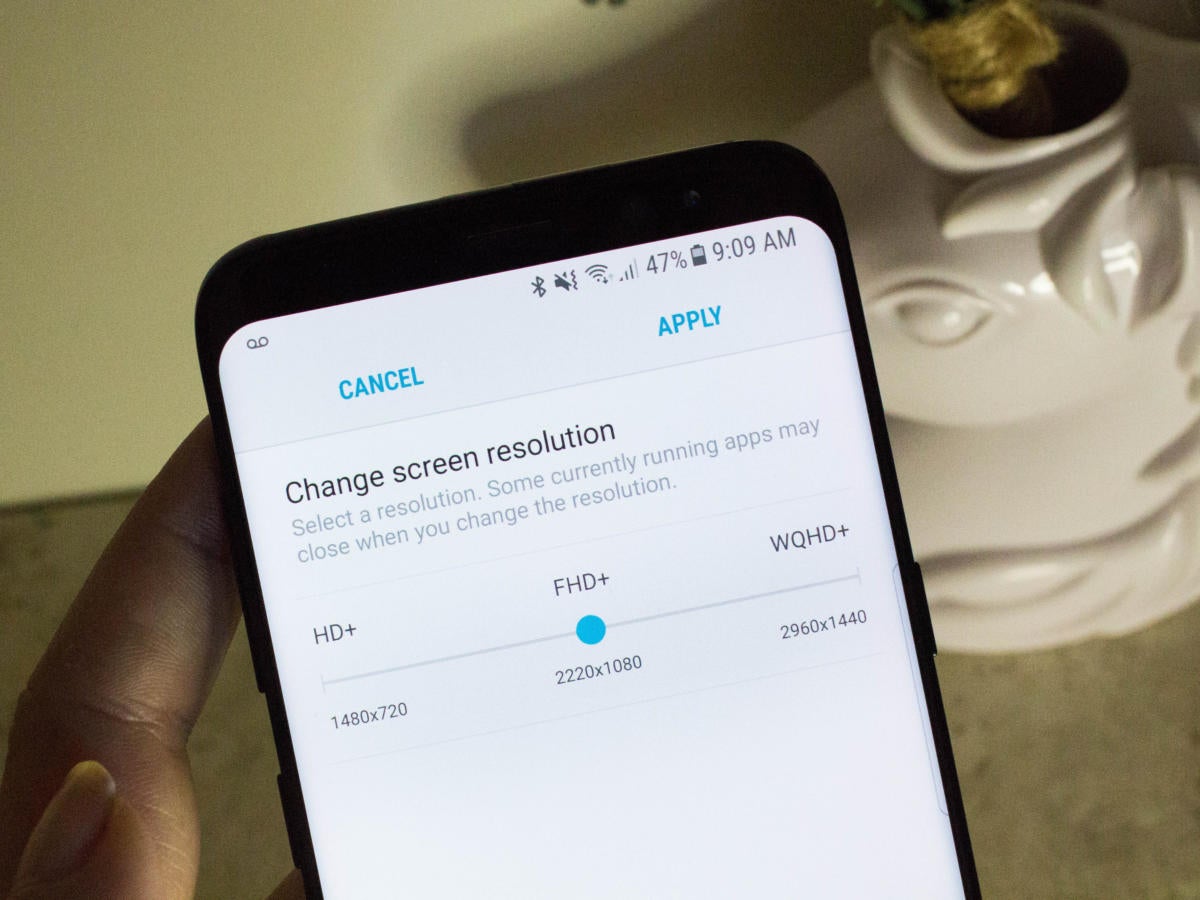 screen resolution galaxy s8