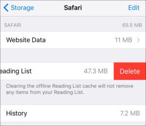 mac911 clear offline reading list ios