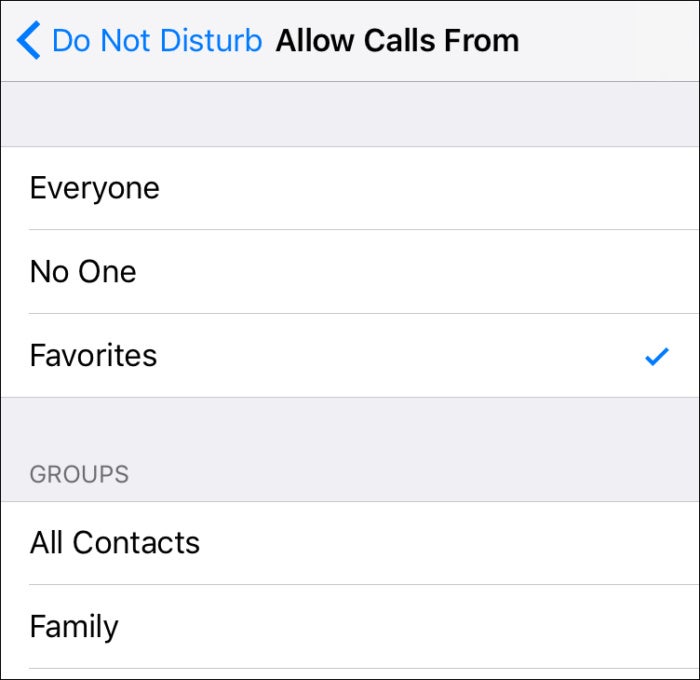 override do not disturb iphone
