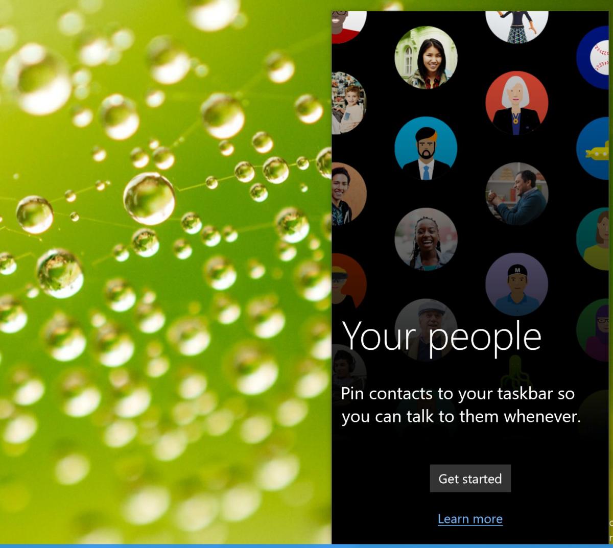 Windows 10 My People my people primary