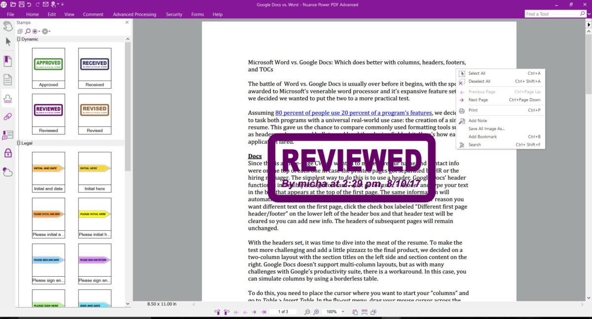 power pdf advanced reviewed