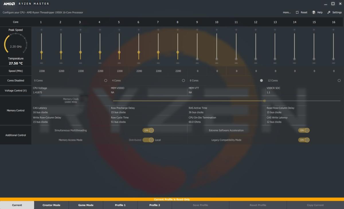 ryzen master game mode