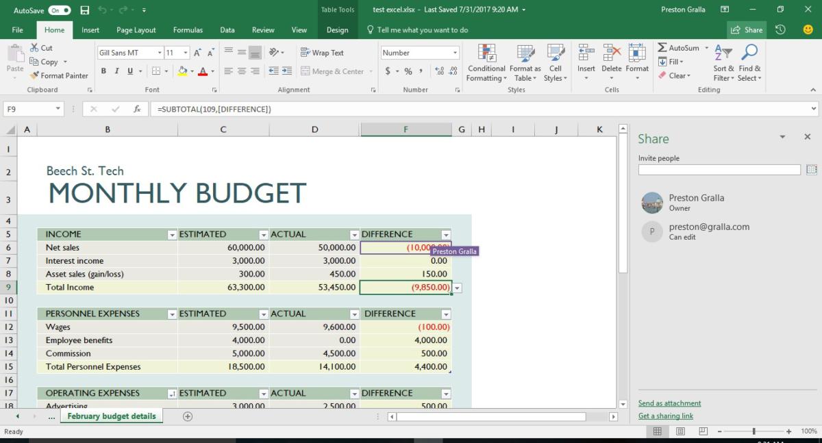 How To Use Excel S New Live Collaboration Features Computerworld