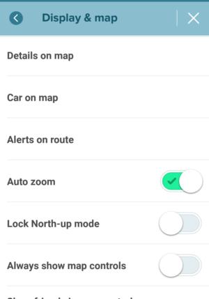 waze display