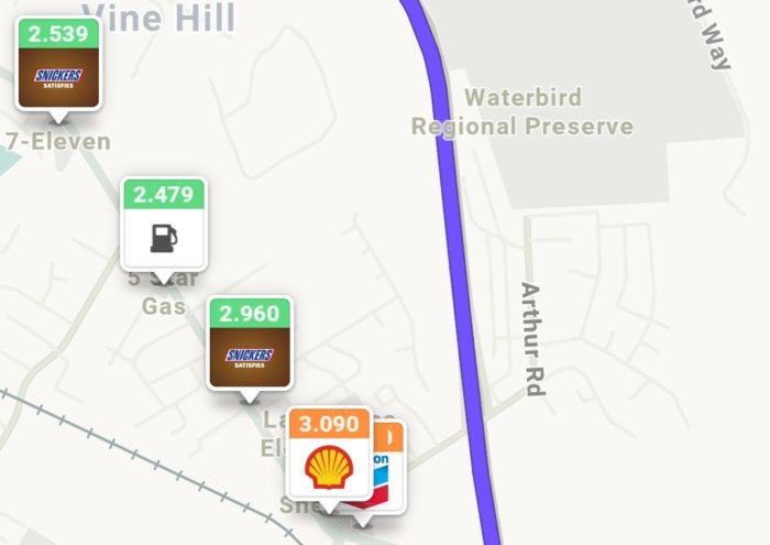 waze gas stations