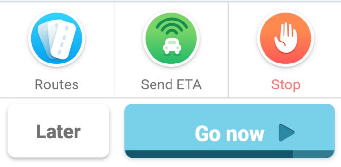 waze set eta