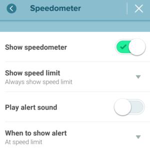 waze speedometer