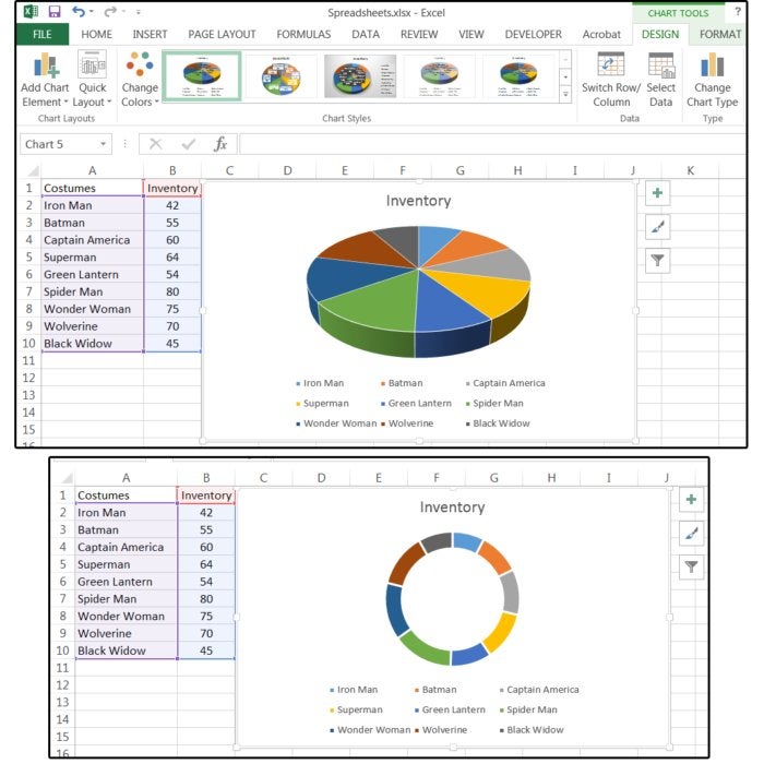 Change Chart Style In Excel To 42