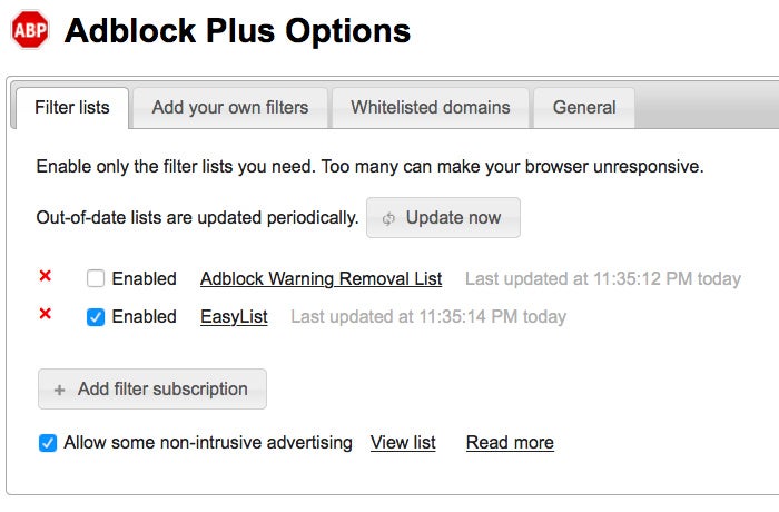 adblock plus safari extensions