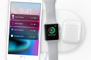 Apple iPhone 8, Apple Watch, AirPods  - wireless charging