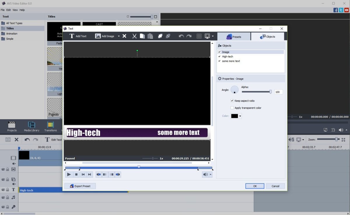 AVS video editor Rotate and Crop video
