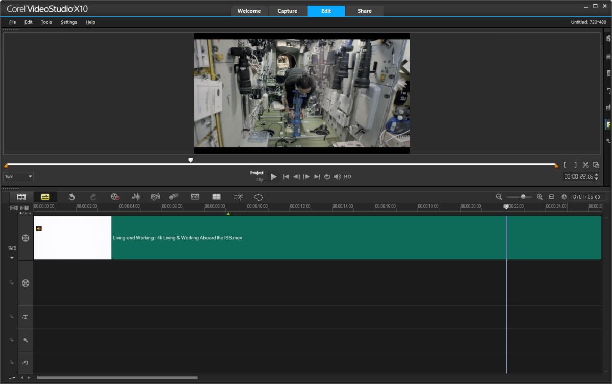 corel studio video editor