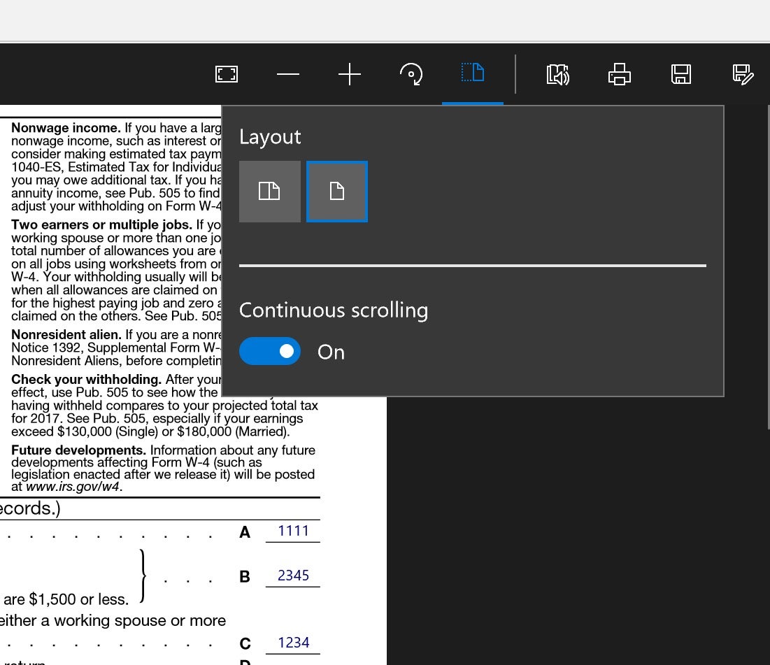update microsoft edge pdf reader