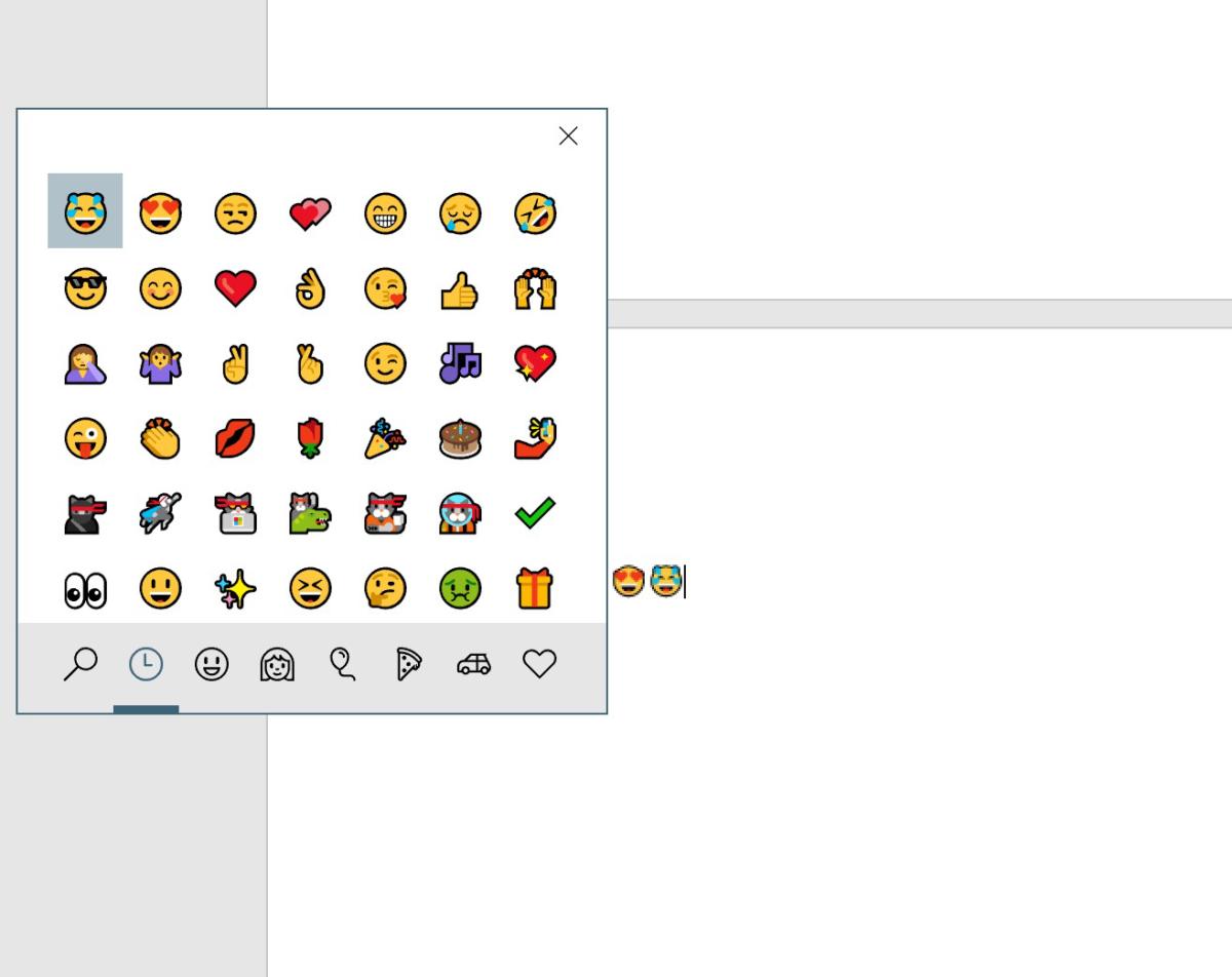 emoji keyboard large Windows 10