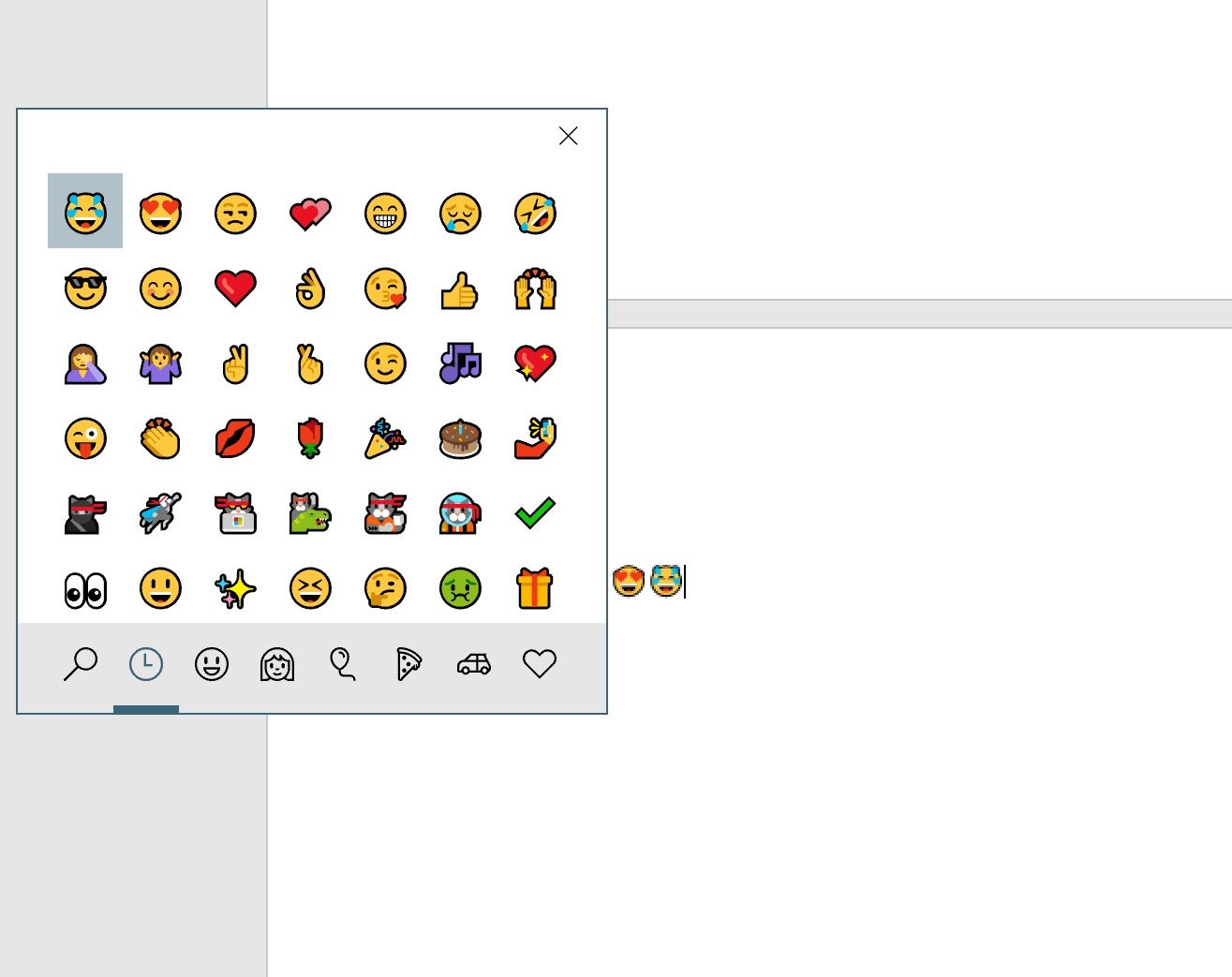 emojis in mailbird