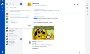 focus mode on Atlassian's Stride
