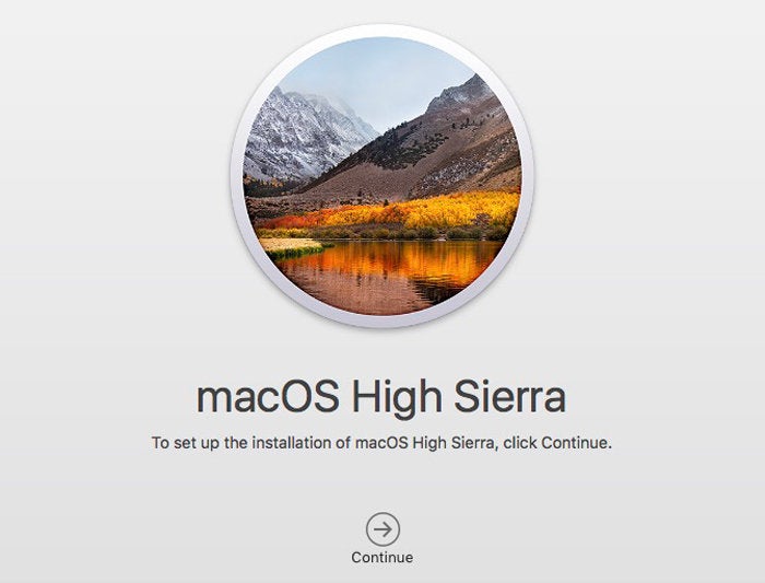 macos high sierra installer