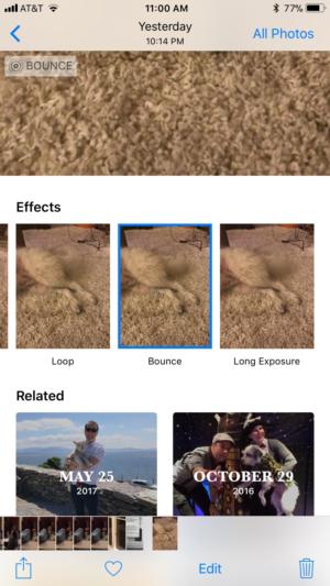 live photos ios 11
