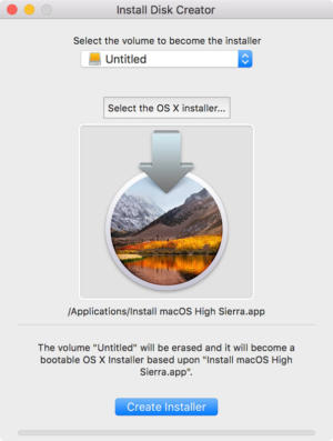 making a bootable usb for mac os x sierra