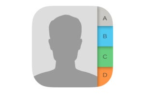 ios contacts icon