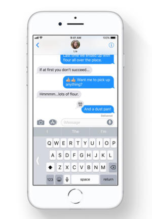 ios11 one handed keyboard iphone