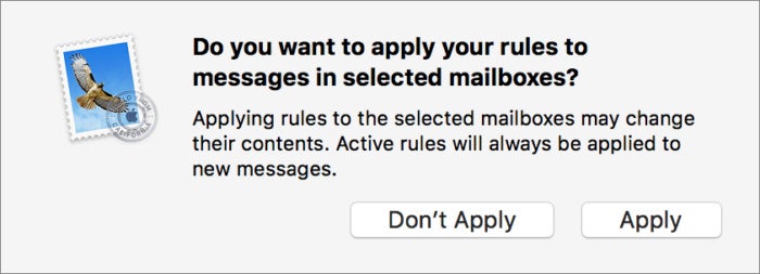 mac911 apply mail rules