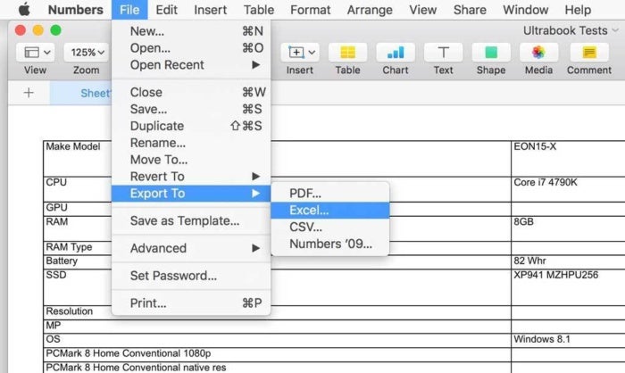 Mac Numbers Save As Xlsx