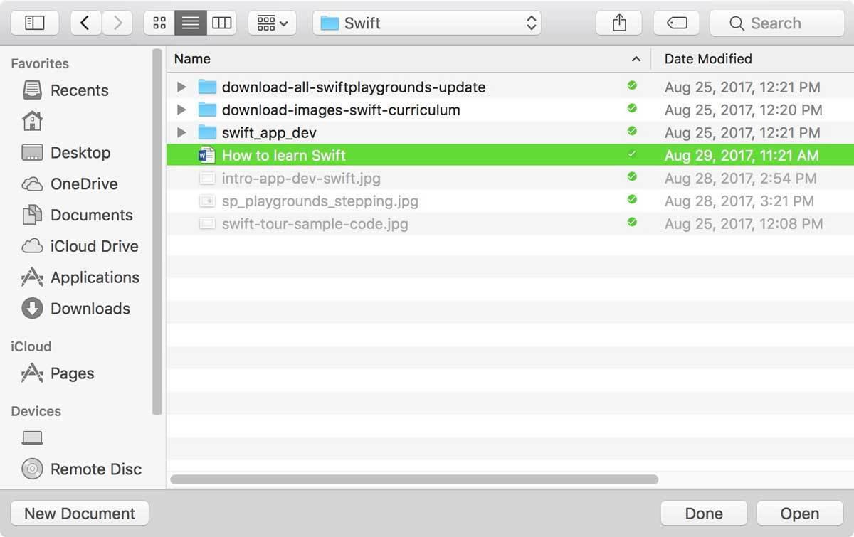 unzip files on mac