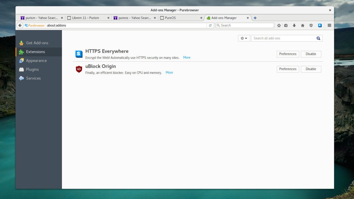 purism librem 15v3 purebrowser