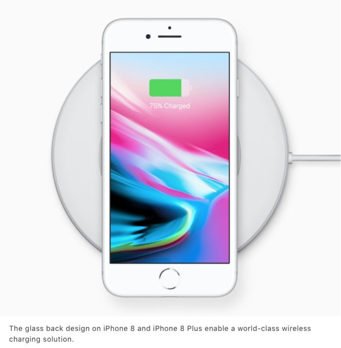 Apple iPhone 8 wireless charging