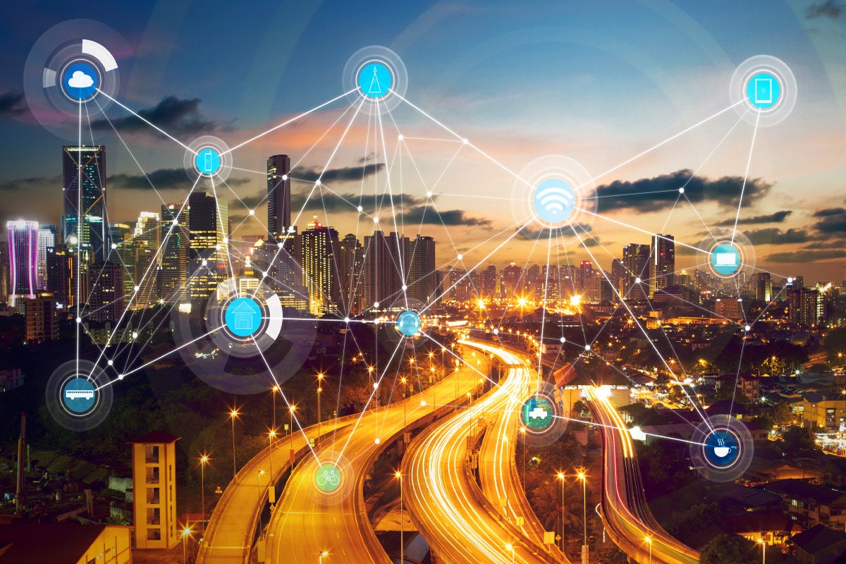 smart city - wireless network - internet of things edge [IoT] - edge computing