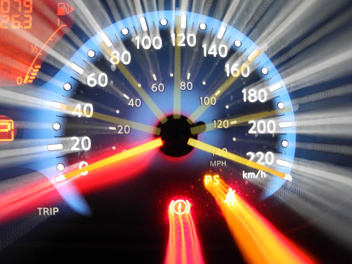 speedometer fast drive