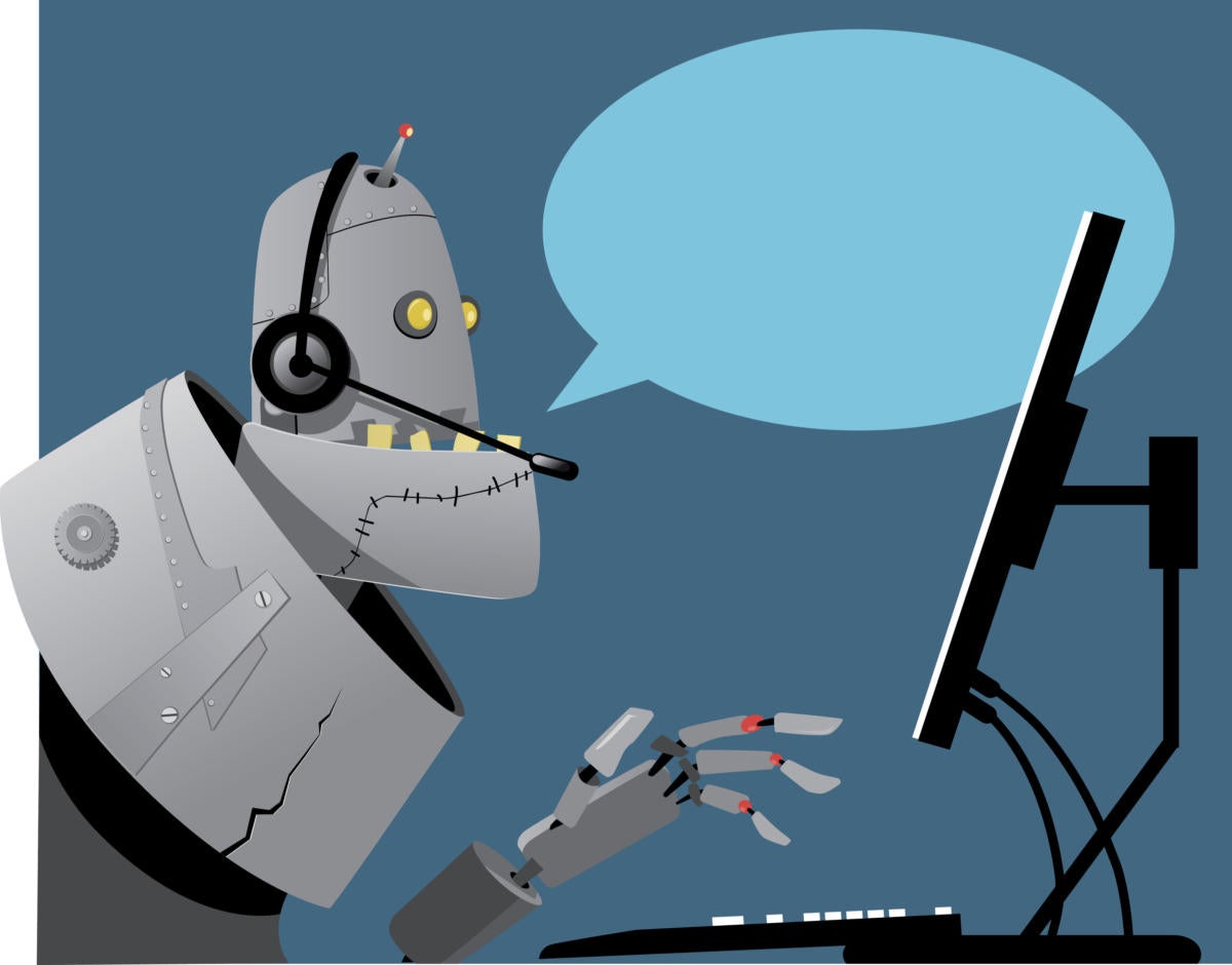 Robot Artificial Intelligence chat bot