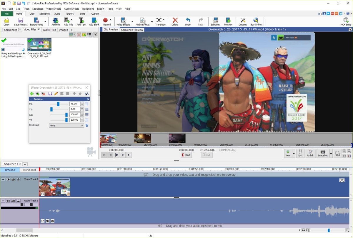 videopad video editor free