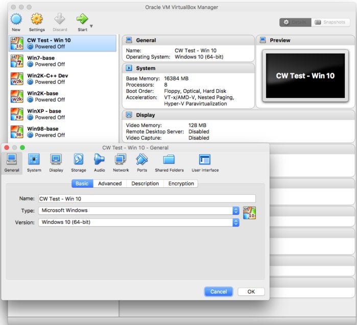 run macos in virtualbox