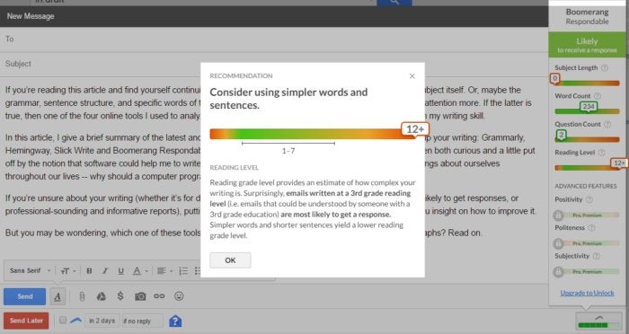Can these tools help you write more good? Maybe even better ...