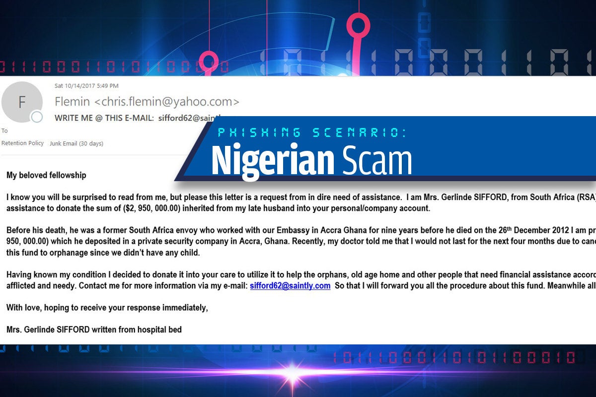 4a nigerian scam
