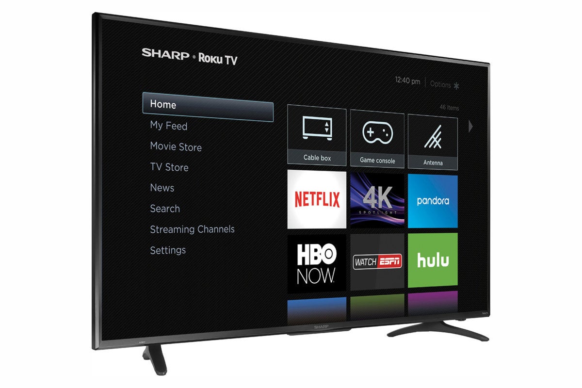 This Sharp 55-inch 4K HDR TV with Roku built in is down to ...