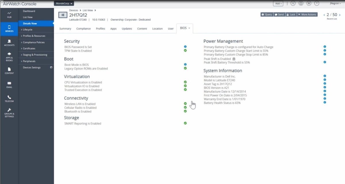 airwatch capture