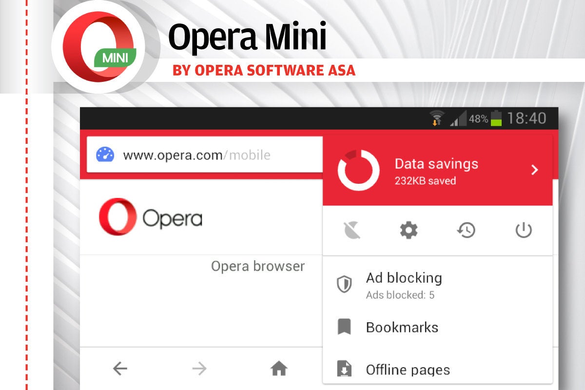 Alternatives to Android’s Chrome - Opera Mini
