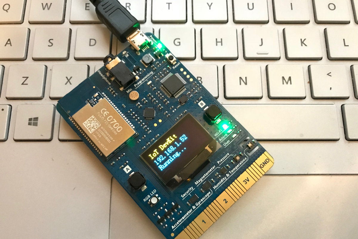 Get started with Microsoft’s Azure IoT DevKit
