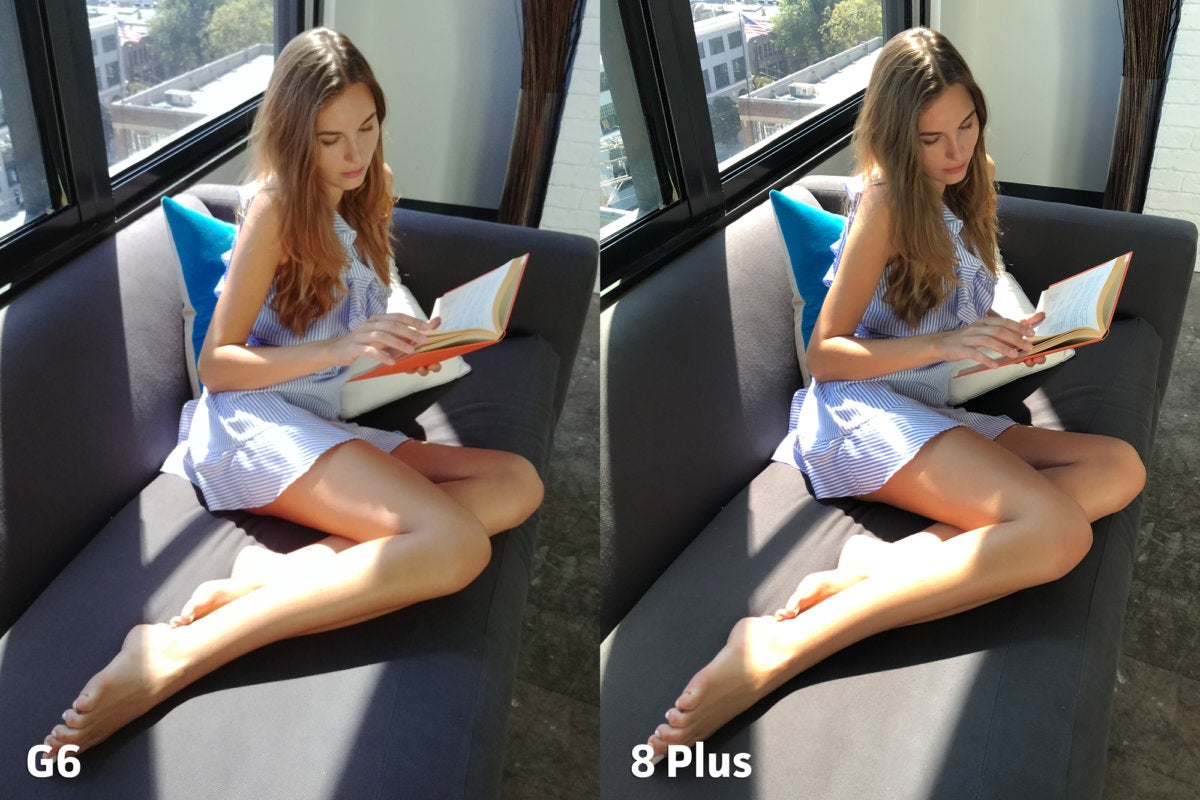 LG G6 vs Apple iPhone 8 Plus clarity1