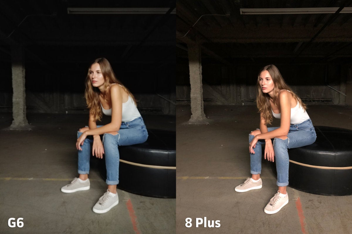 LG G6 vs Apple iPhone 8 Plus clarity2