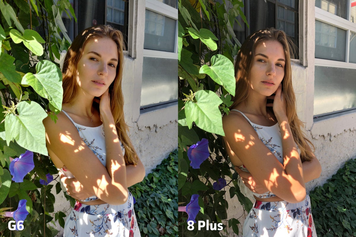 LG G6 vs Apple iPhone 8 Plus clarity4