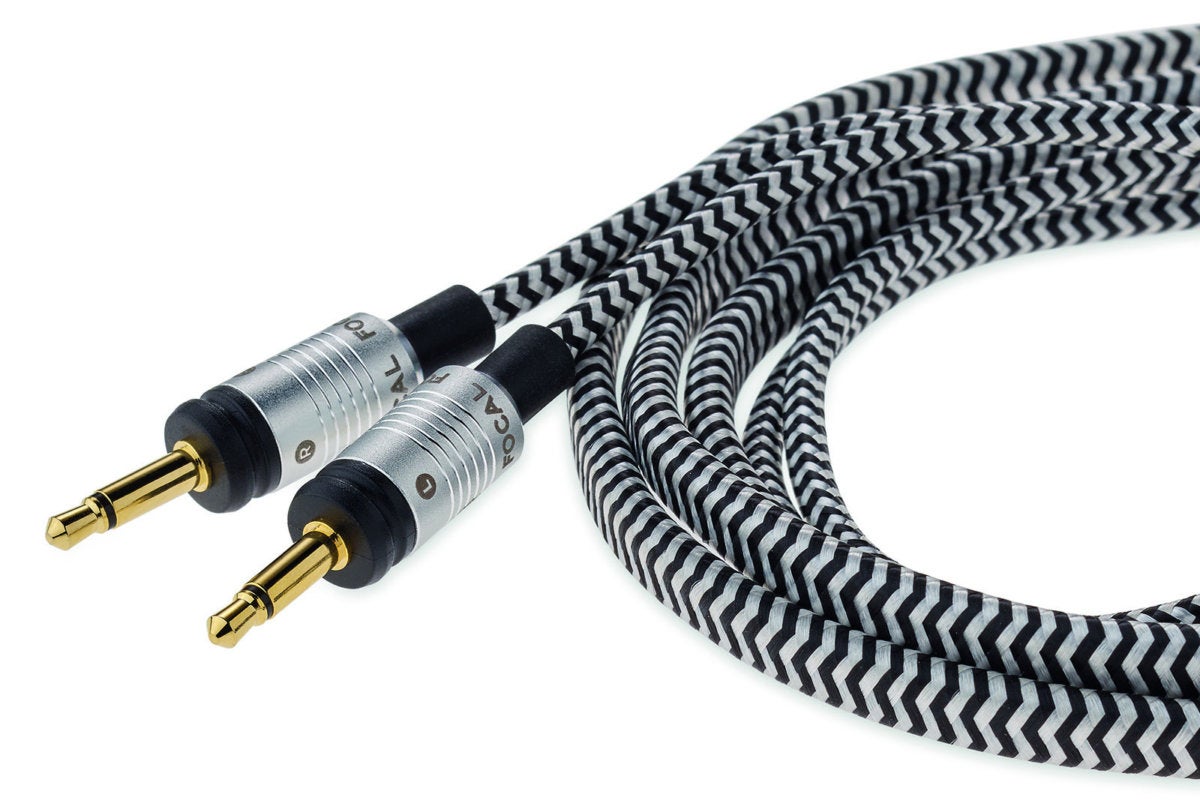 The included nylon braided headphone cables are luxurious.