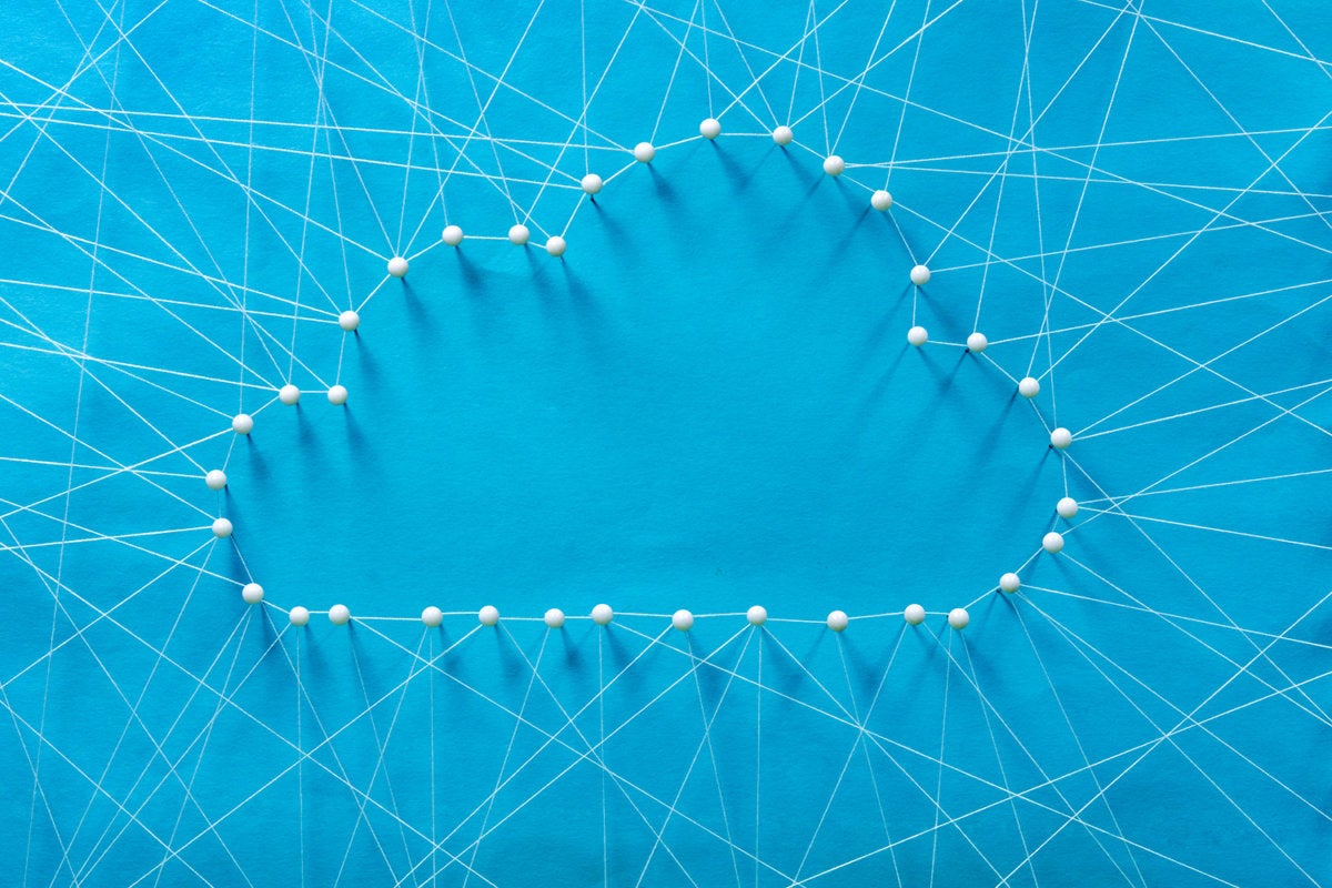 cloud computing connections concept
