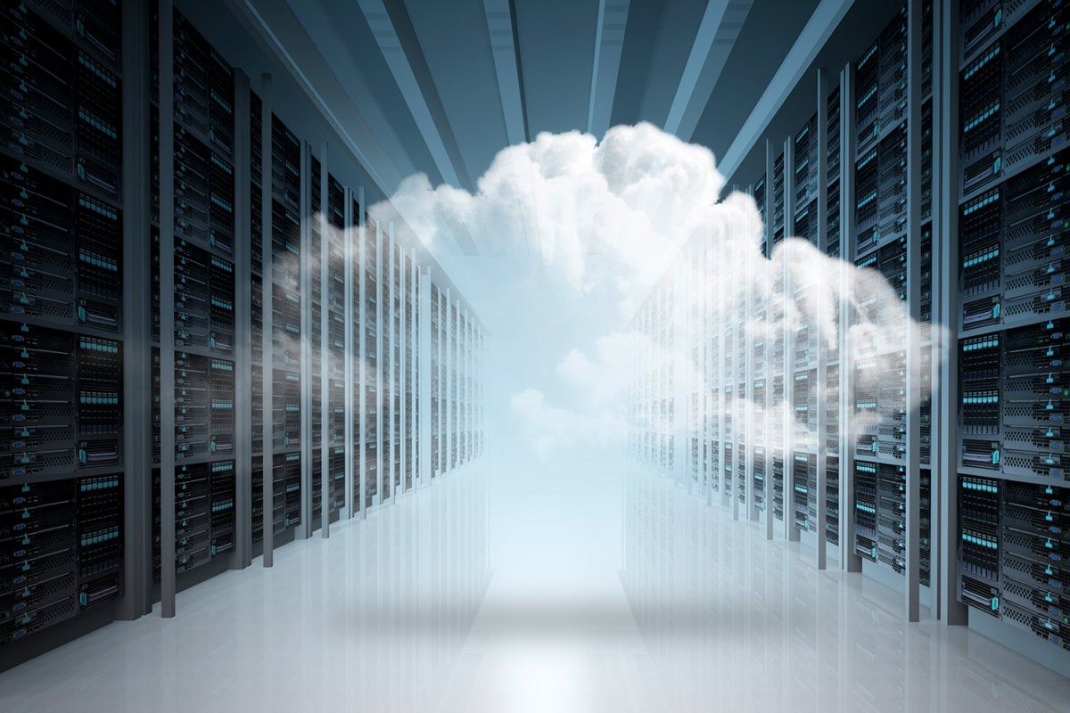 cloud computing - data center - network servers
