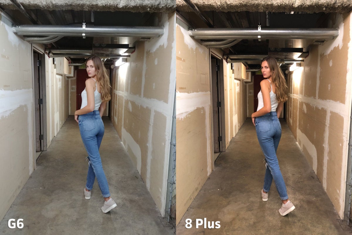 LG G6 vs Apple iPhone 8 Plus color5